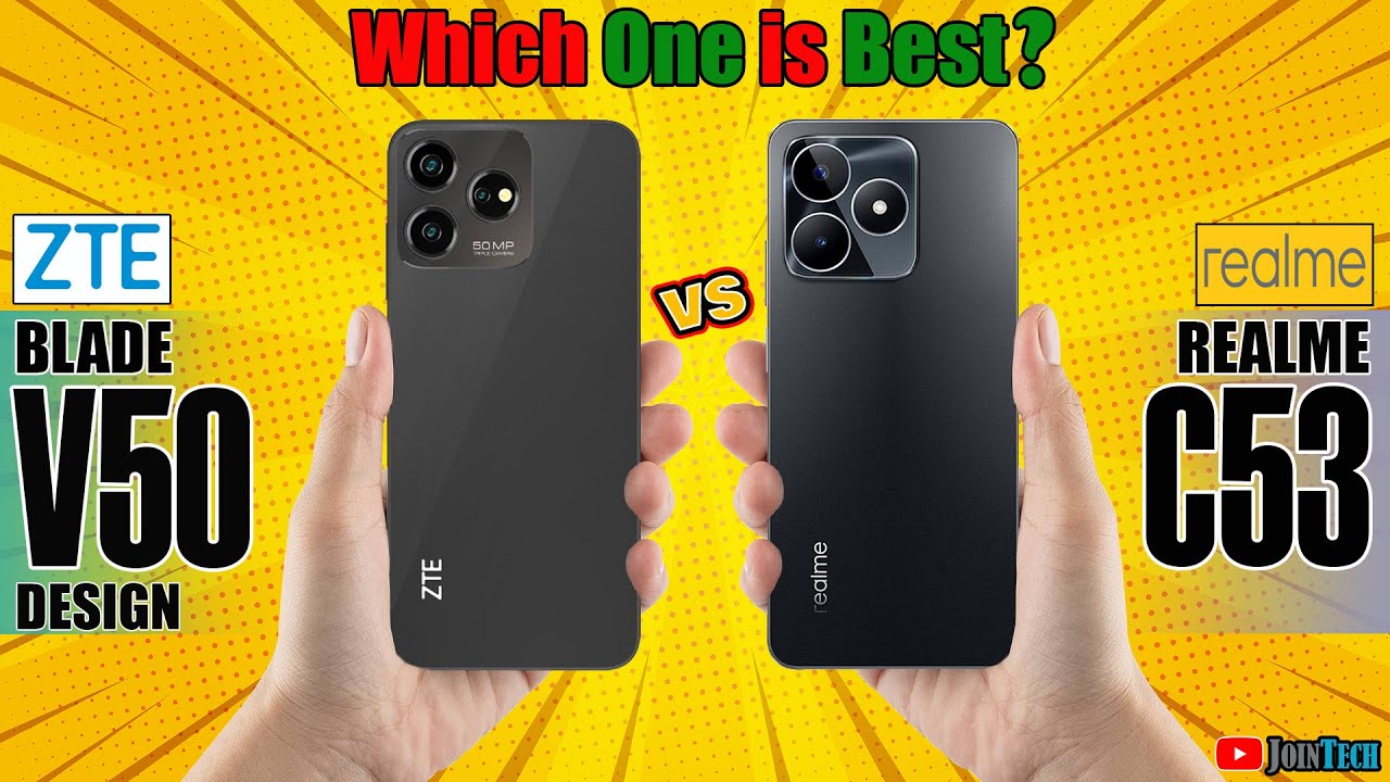 ZTE Blade V50 Design vs Realme C53