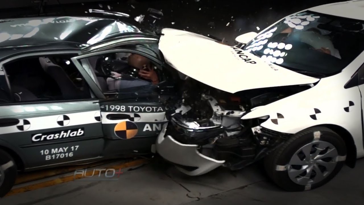 Teste de colisão mostra a evolução da segurança dos carros