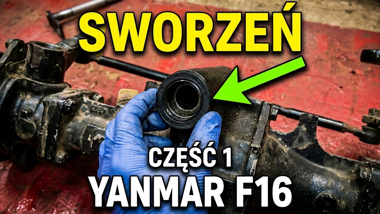 Naprawa przedniego mostu Yanmar F16 cz1