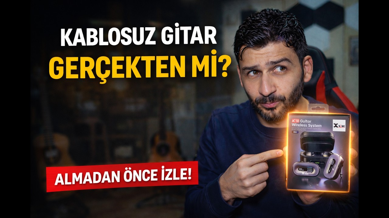 Kabloyu Attım! Xvive AC58 Kablosuz Gitar Sistemi Gerçek Test