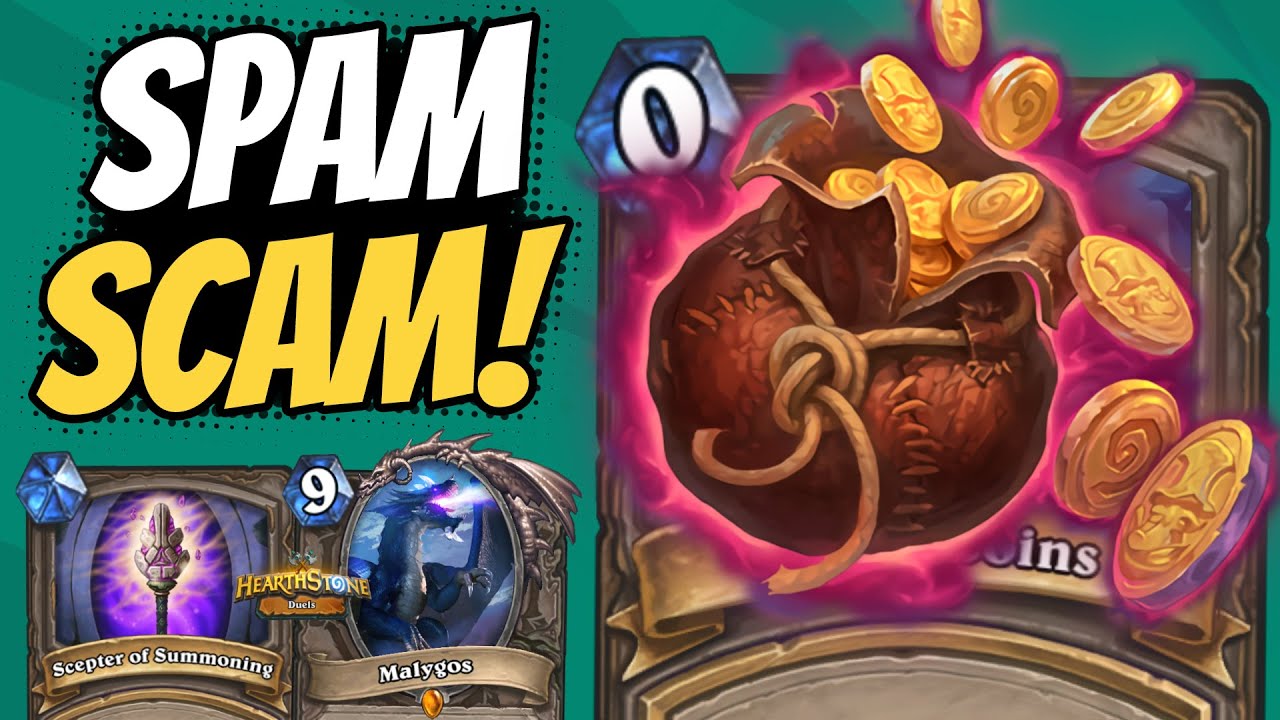 SCAMMING WINS!! I have 5 Swipes & a 5-mana Malygos!