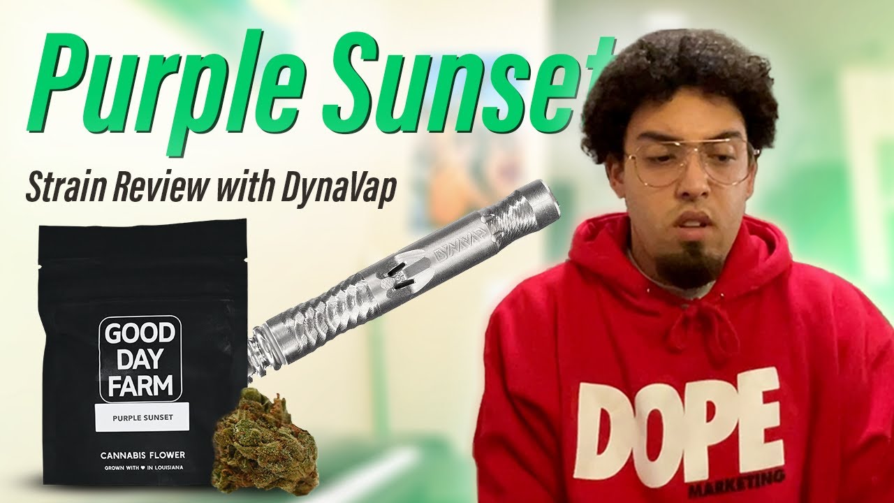 Purple Sunset | Louisiana Medical Marijuana Review | DynaVap