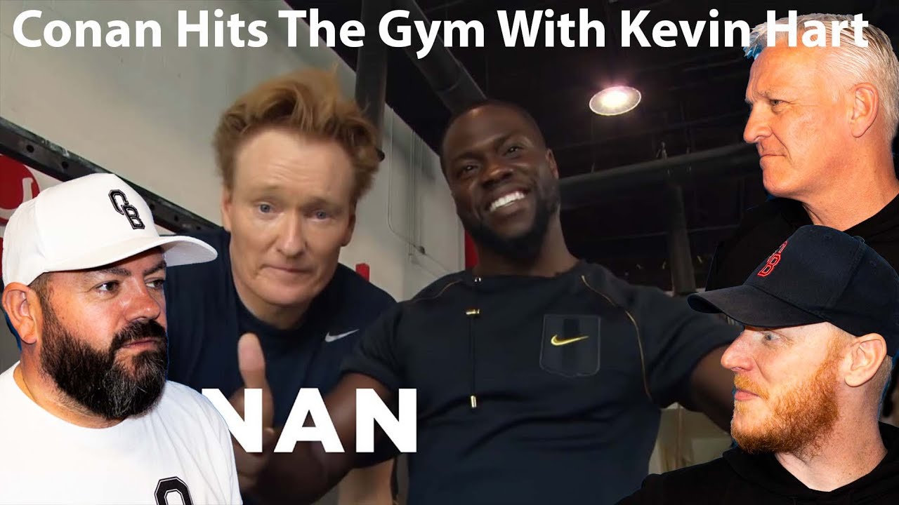 Conan Hits The Gym With Kevin Hart REACTION!! | OFFICE BLOKES REACT!!