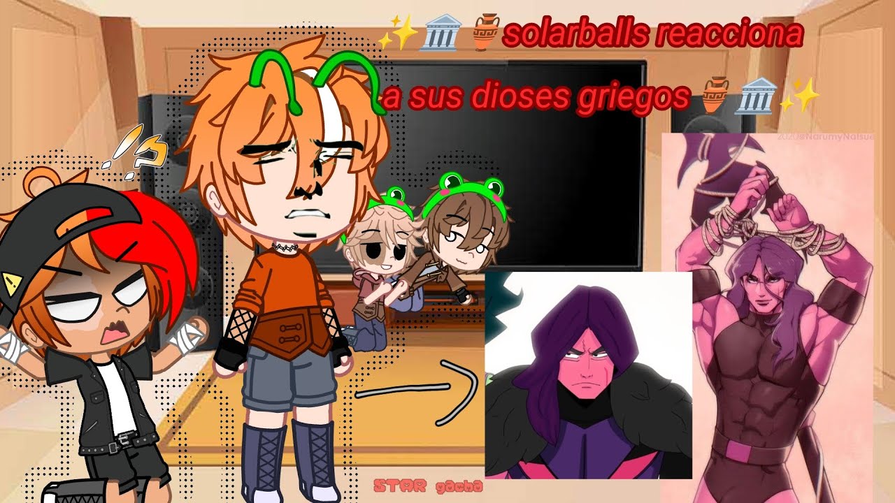 |•✨🏛️🏺SOLARBALLS reacciona a sus dioses griegos🏺🏛️✨•|~Marte🔴/Ares⚔️[original][ STAR_gacha°][parte 3]