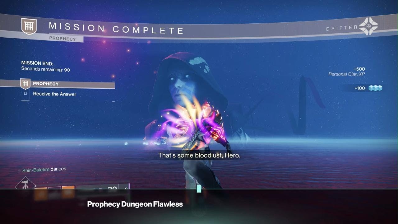Solo Prophecy Completed