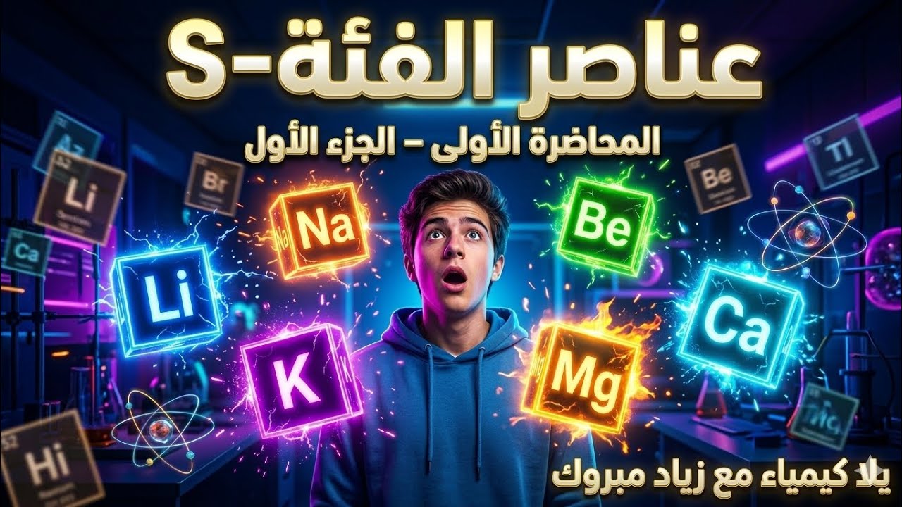 شرح الدرس الأول الباب التاني تانية ثانوي|عناصر الفئة S الجزء الأول تانية ثانوي الترم التاني