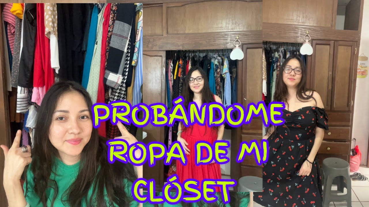 Probándome Ropa de mi clóset