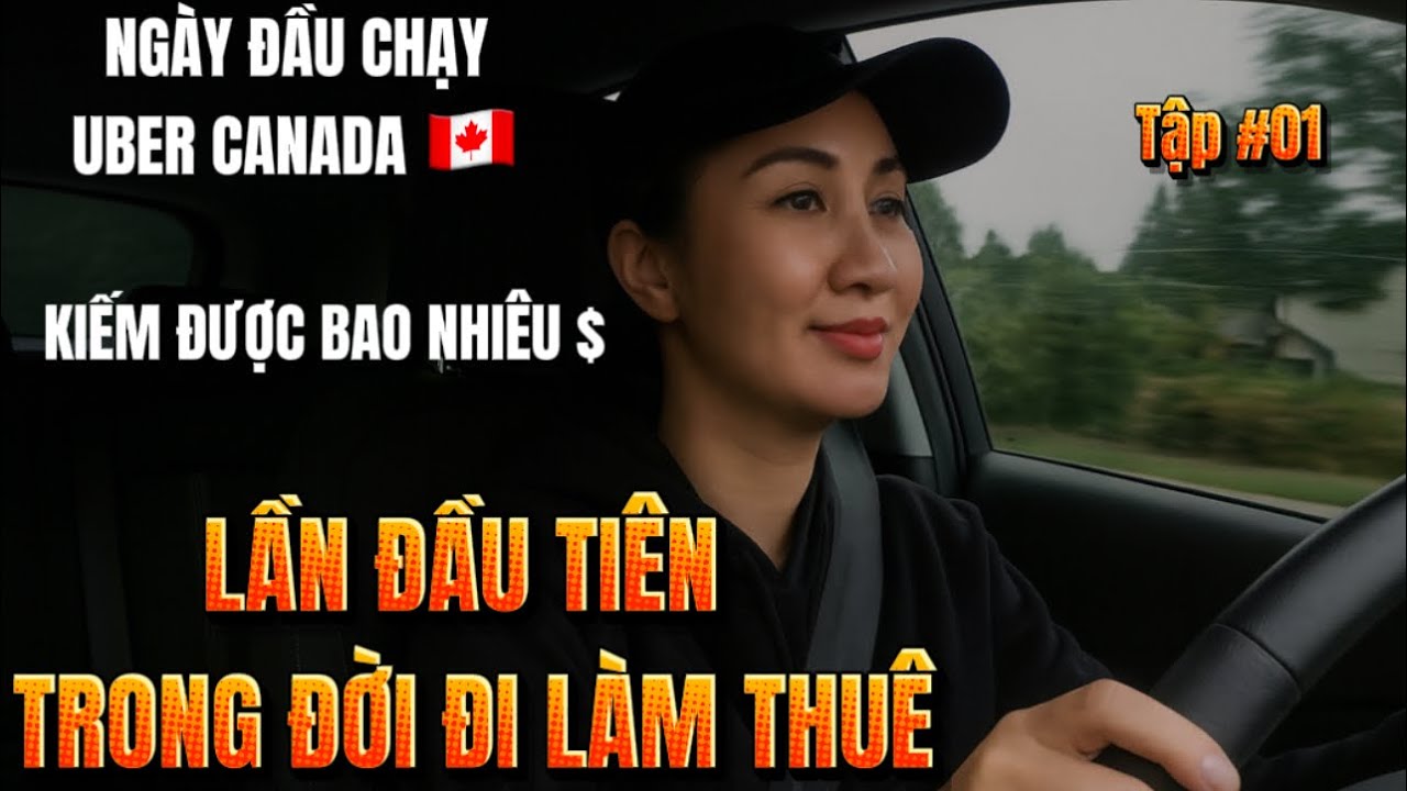 🇨🇦 LẦN ĐẦU TIÊN TRONG ĐỜI ĐI LÀM THUÊ | NGÀY ĐẦU CHẠY UBER EATS KIẾM ĐƯỢC BAO NHIÊU TIỀN. 