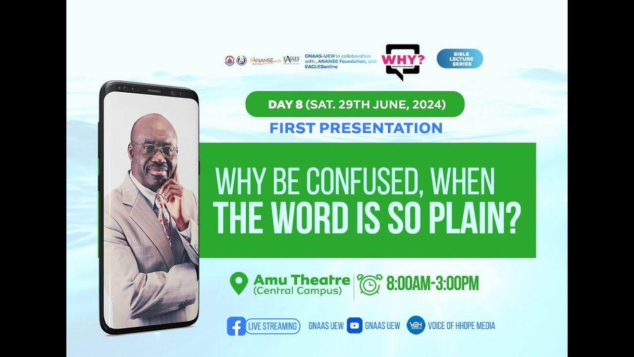 Why Be Confused, When the Word Is So Plain?