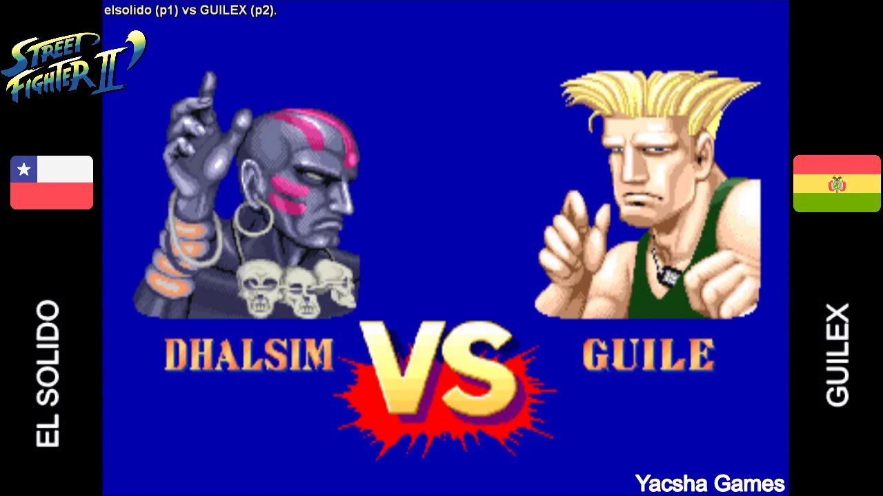 El Solido (Chile) vs Guilex (Bolivia) - Street Fighter 2 Champion Edition Dhalsim Guile