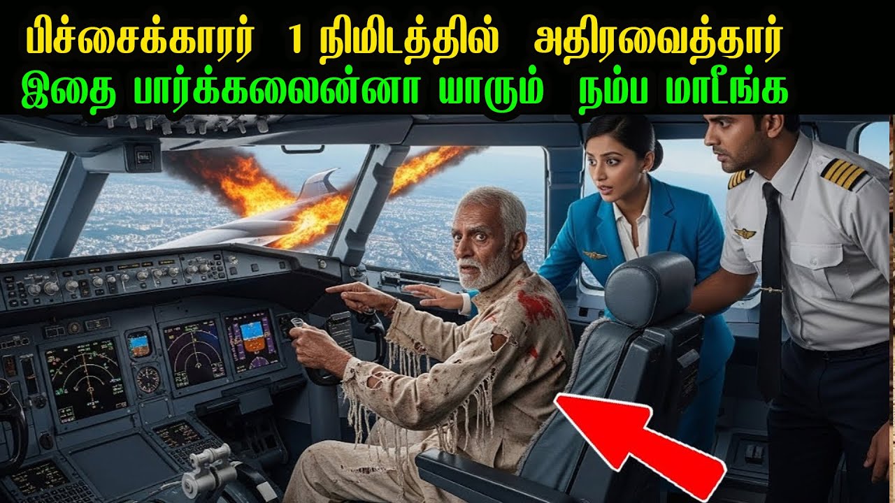 விமானத்தில் பிச்சைக்காரன்  அமர்ந்தபோது, ​​எல்லோரும் கேலி செய்தனர். பின்னர் நடந்தது ,ஆச்சரியப்பட்டனர்