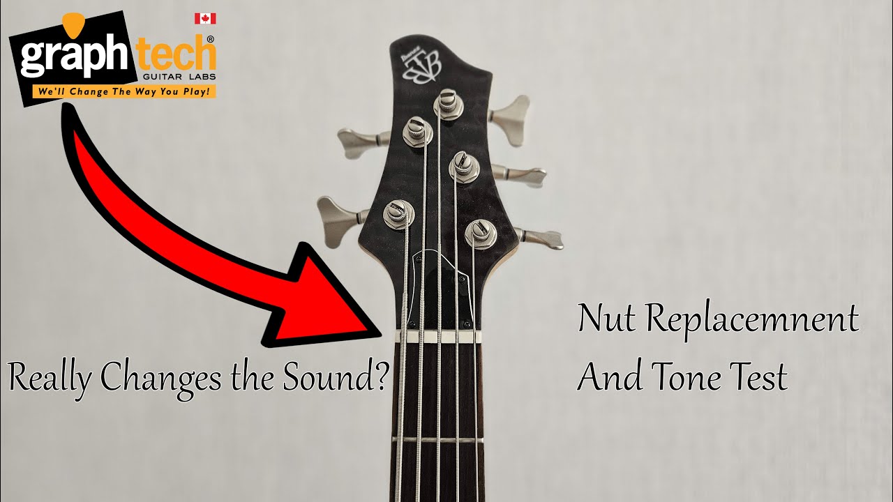 GraphTech Bass Nut Tone Test and Replacement