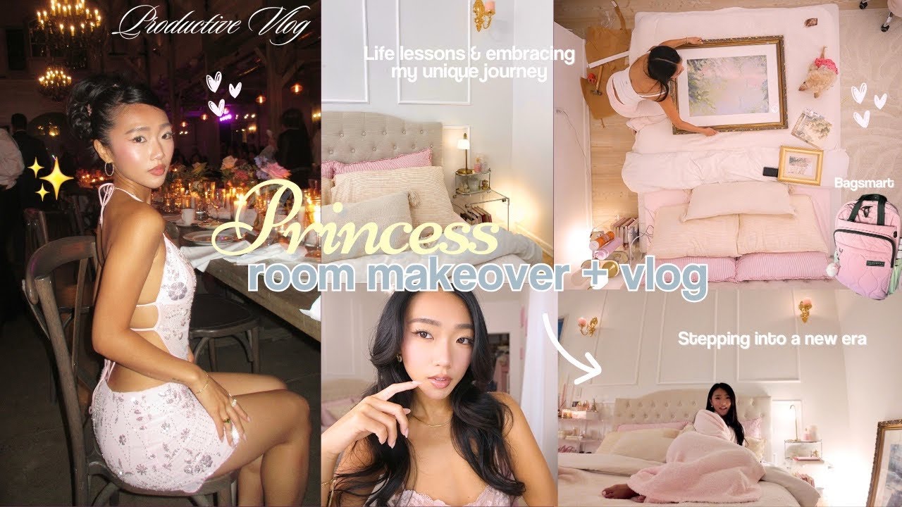 DAYS IN MY LIFE🫧 Princess room makeover, feeling so magnetic, and living in flow!