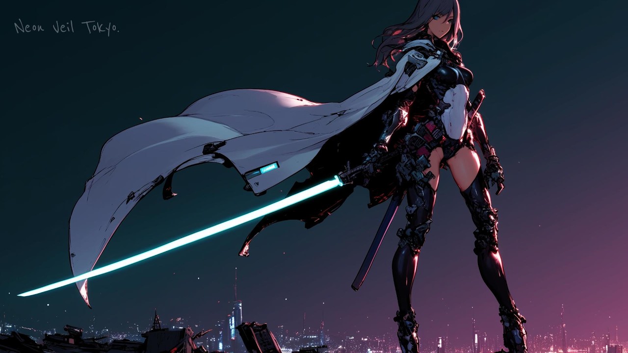 Neon Before the Next Blade – Calm Cyberpunk Lofi for Focus | Cyberpunk,Retrowave,chillwave