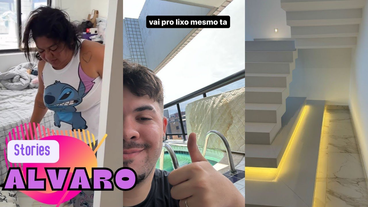 LEYDI FAZ XIXI NA CAMA • ALVARO GANHA UM GUARDA-ROUPAS • VISITANDO CASA P/ COMPRAR |STORIES ALVARO