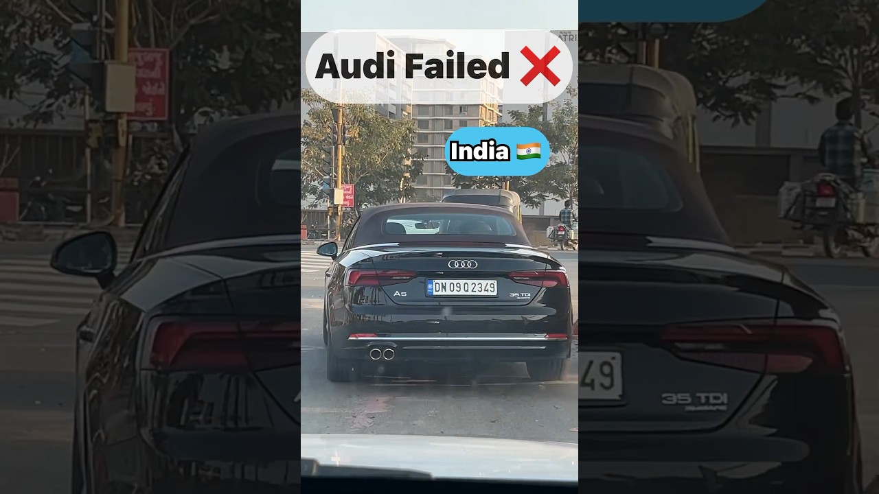 Audi failed in India ? ( Convertible ) #audi #shorts