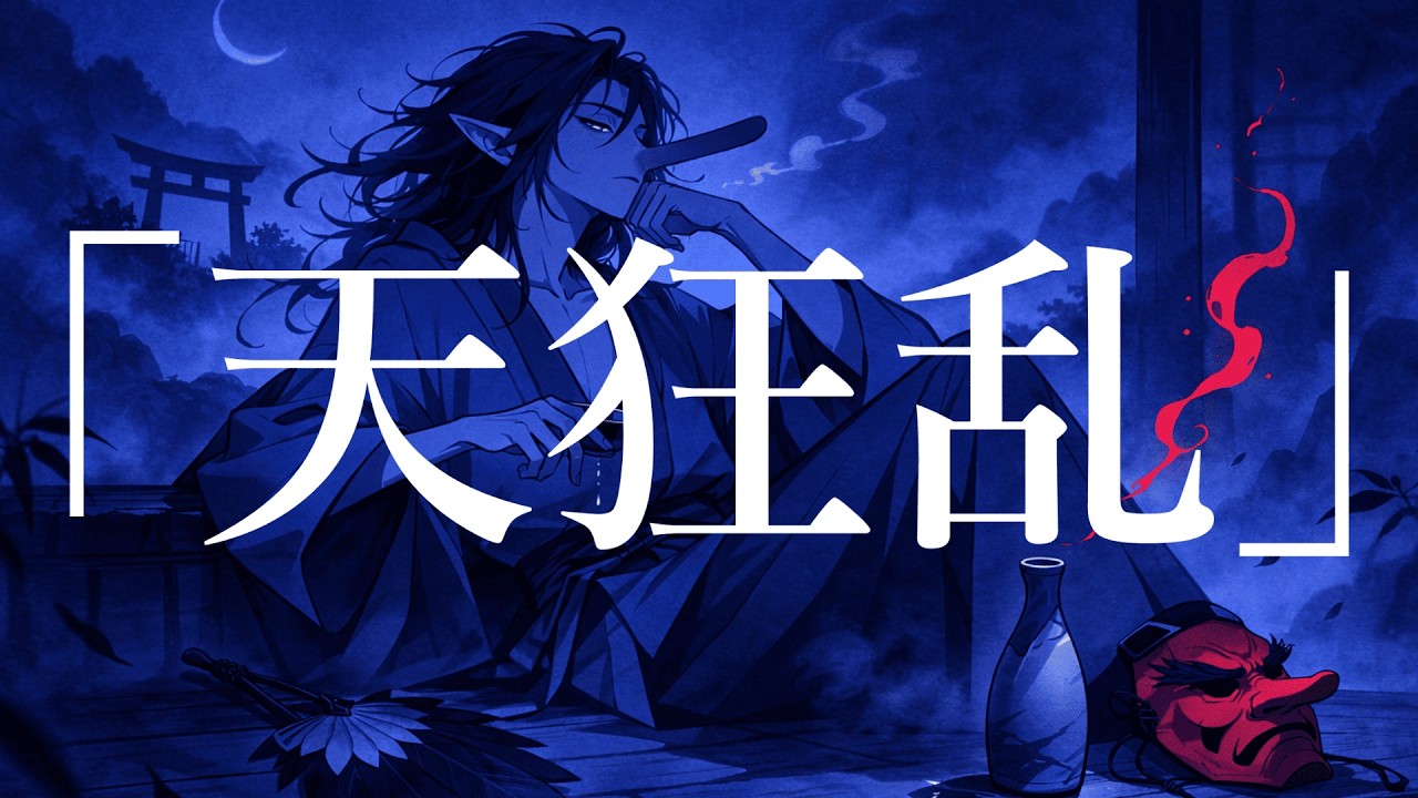 AIで天狗のテーマ曲を作ってみた「天狂乱」 #オリジナル曲 #aimusic #sunoai #和風音楽 #オリジナル曲使ってね