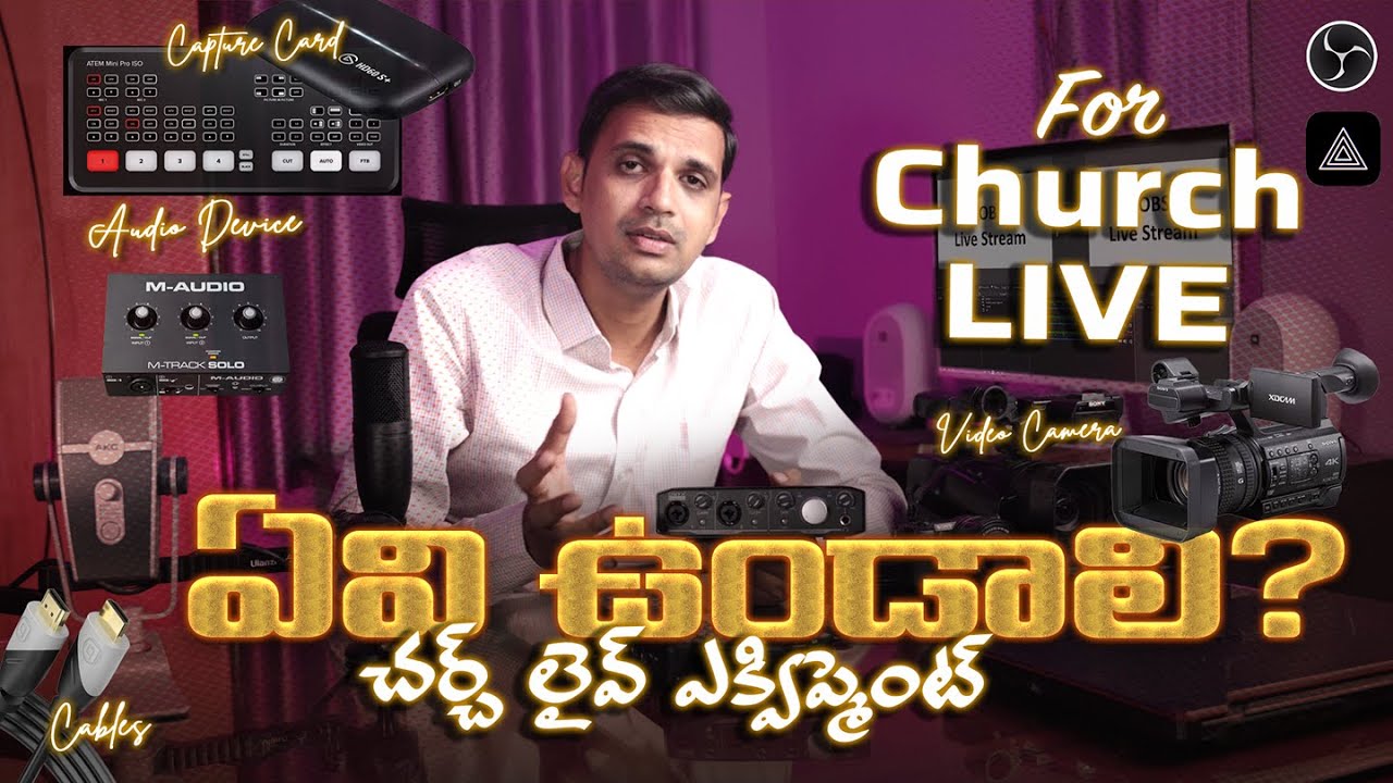 Church Live Equipment and setup || Bro. Abraham Kishore || Shofar Prophetic