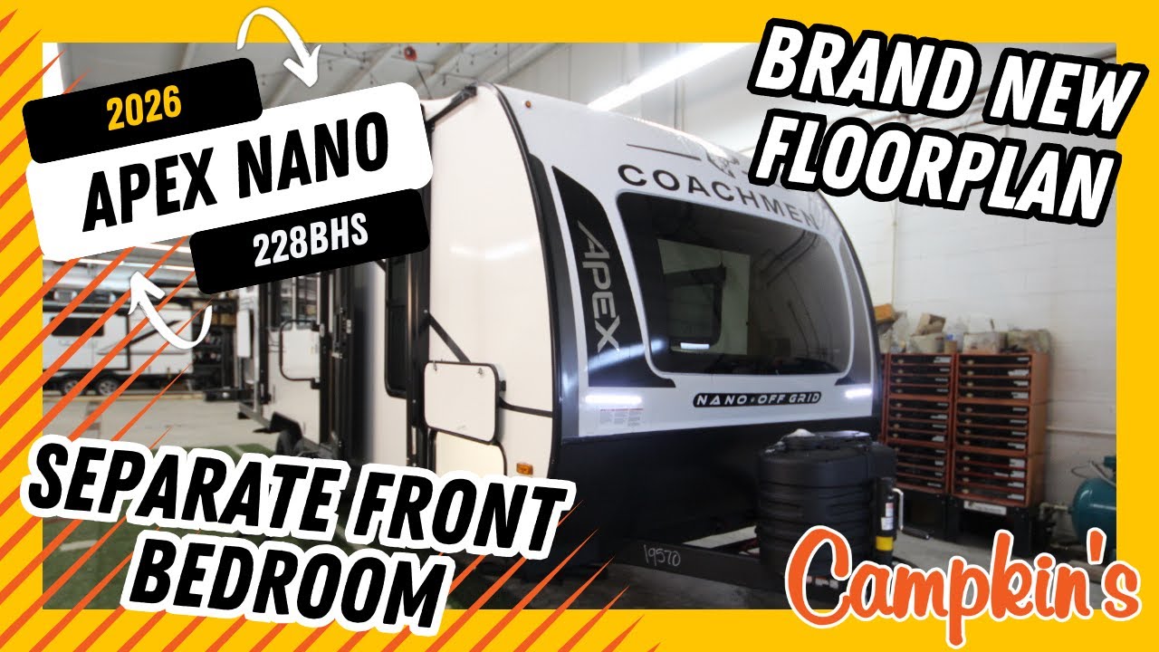 2026 APEX NANO 228BHS - SUV TOWABLE TRAVEL TRAILER!!!