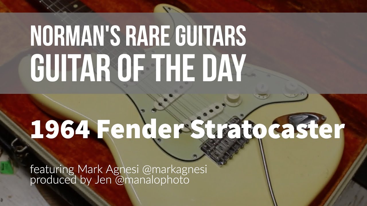 Norman's Rare Guitars - Guitar of the Day: 1964 Fender Stratocaster