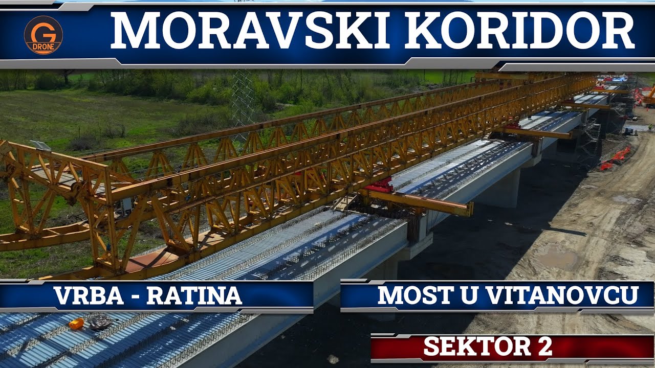 Moravski koridor - Vrba, Ratina i Vitanovac - radovi kod Kraljeva