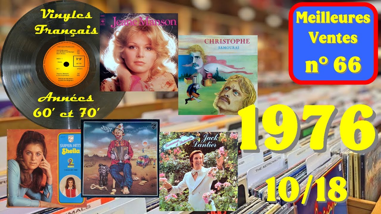 Meilleures ventes n° 66 - Vinyles francais