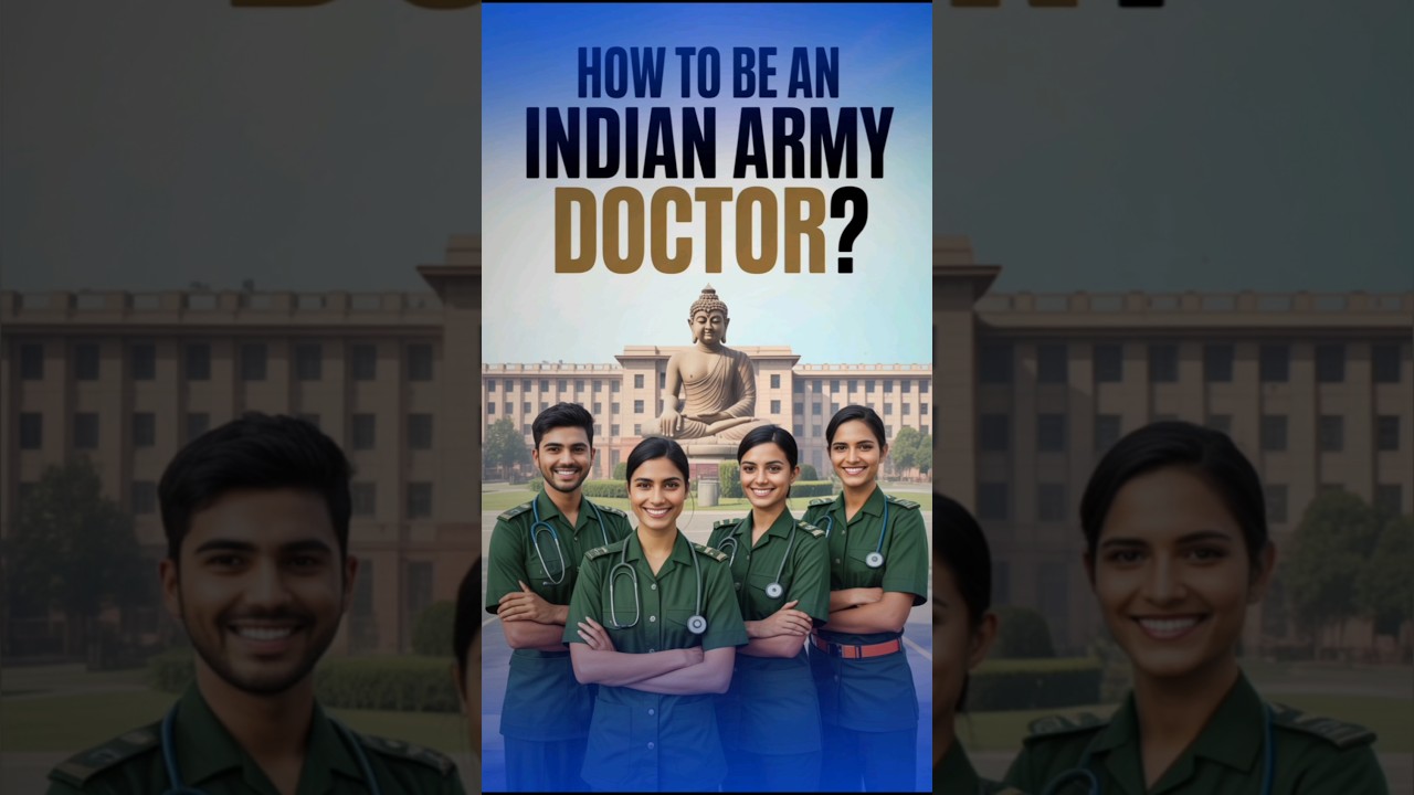 How to be an Indian Army doctor? #IndianArmy #ArmyDoctor #CareerInArmy #Medical #shortsvideo #shorts