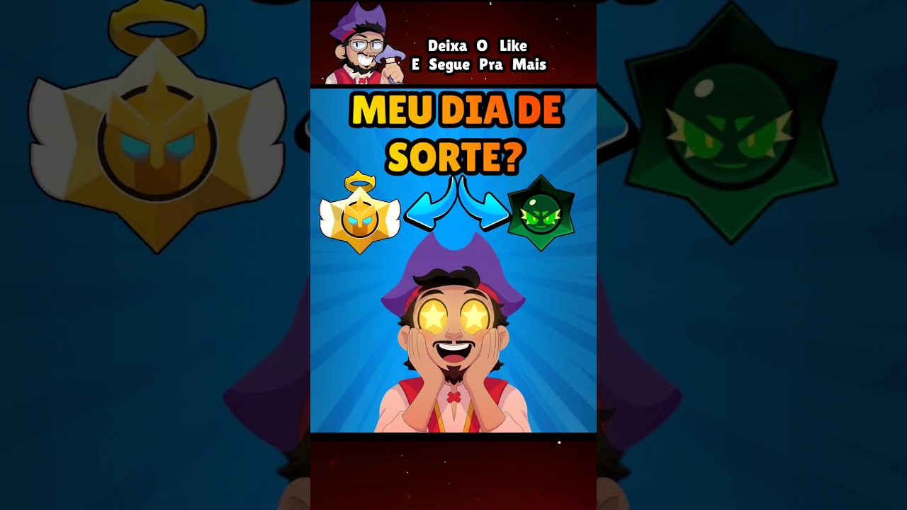 MEU DIA DE SORTE!!!,O QUE SERÁ QUE EU GANHEI 🤔 - BRAWL STARS