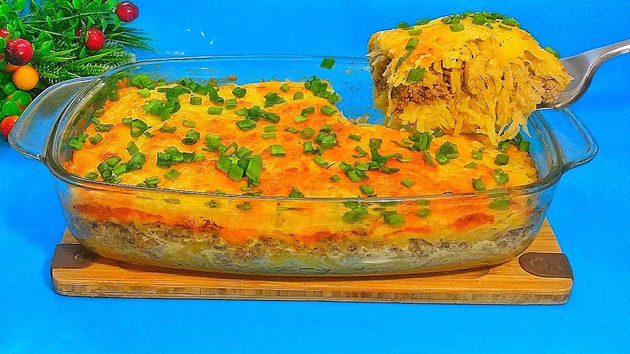 Беру Фарш, картофель и луковицу и готовлю вкусный Ужин. Вкусно - Пальчики оближешь