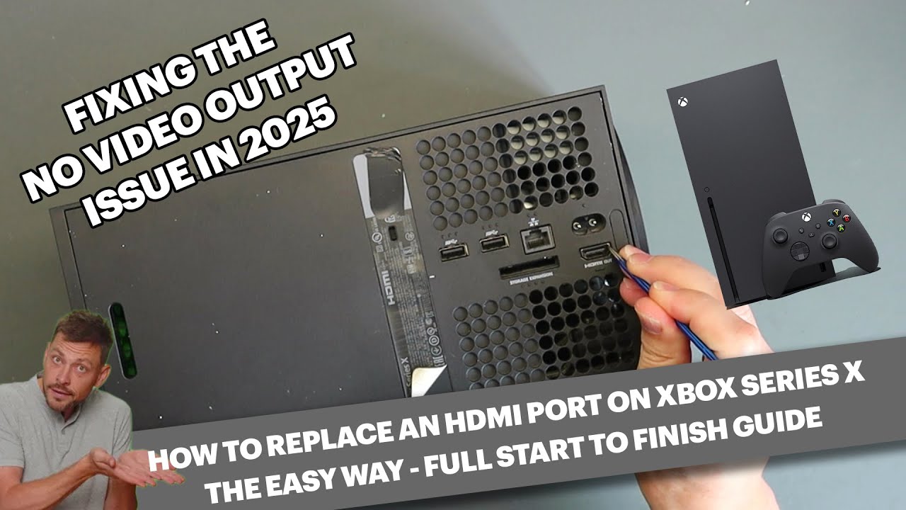 Простой способ заменить HDMI-порт на Xbox Series X — простое руководство от начала до конца. Реша...