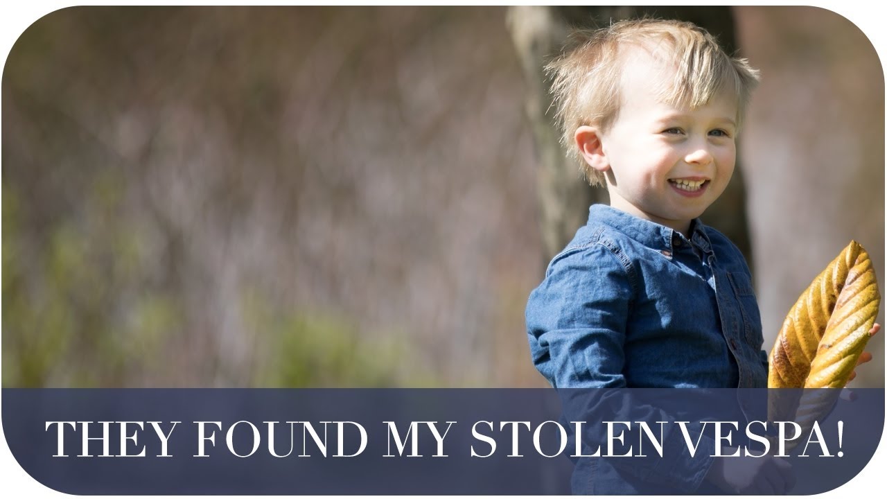 THEY FOUND MY STOLEN VESPA | THE MICHALAKS | #AD