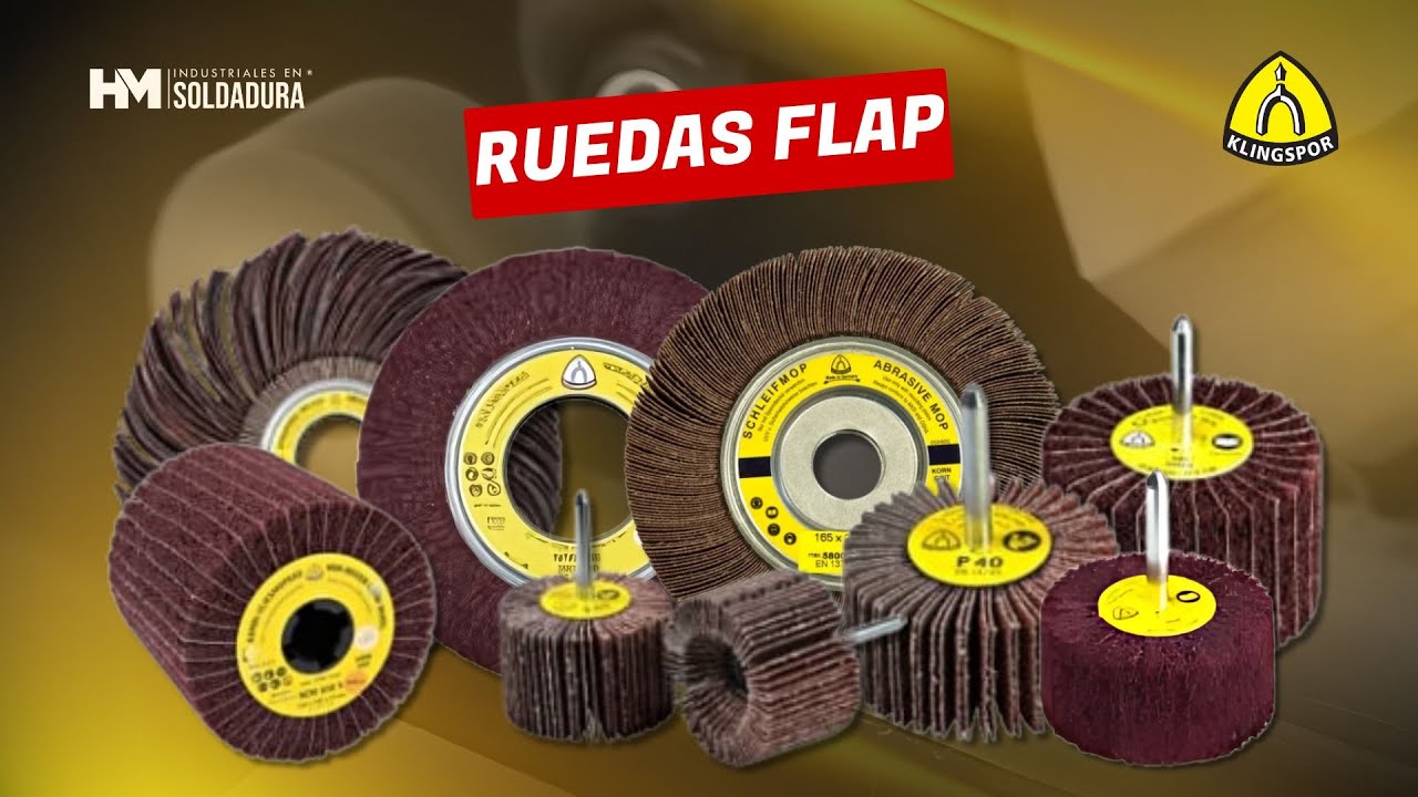 ¿Sabes cómo identificar la rueda flap ideal para tus trabajos de desbaste y acabado? #klingspor