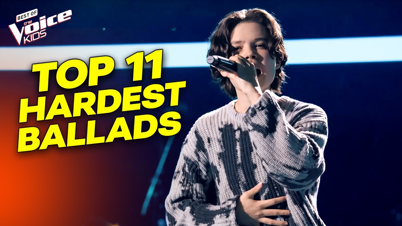TOP 11 Most DIFFICULT Ballad Covers | The Voice Kids