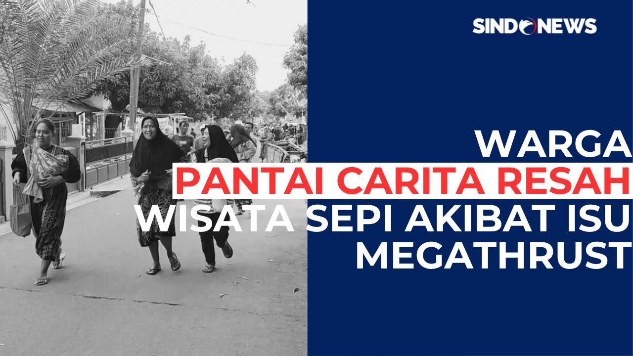 Wisata Sepi Akibat Isu Gempa Megathrust, Warga Pantai Carita Mengeluh