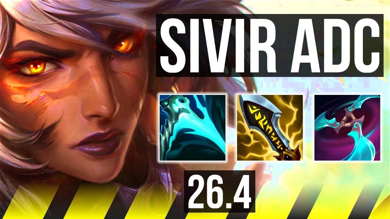 SIVIR & Yuumi vs LUX & Zilean (ADC) | 49K damage | NA Grandmaster | 26.4