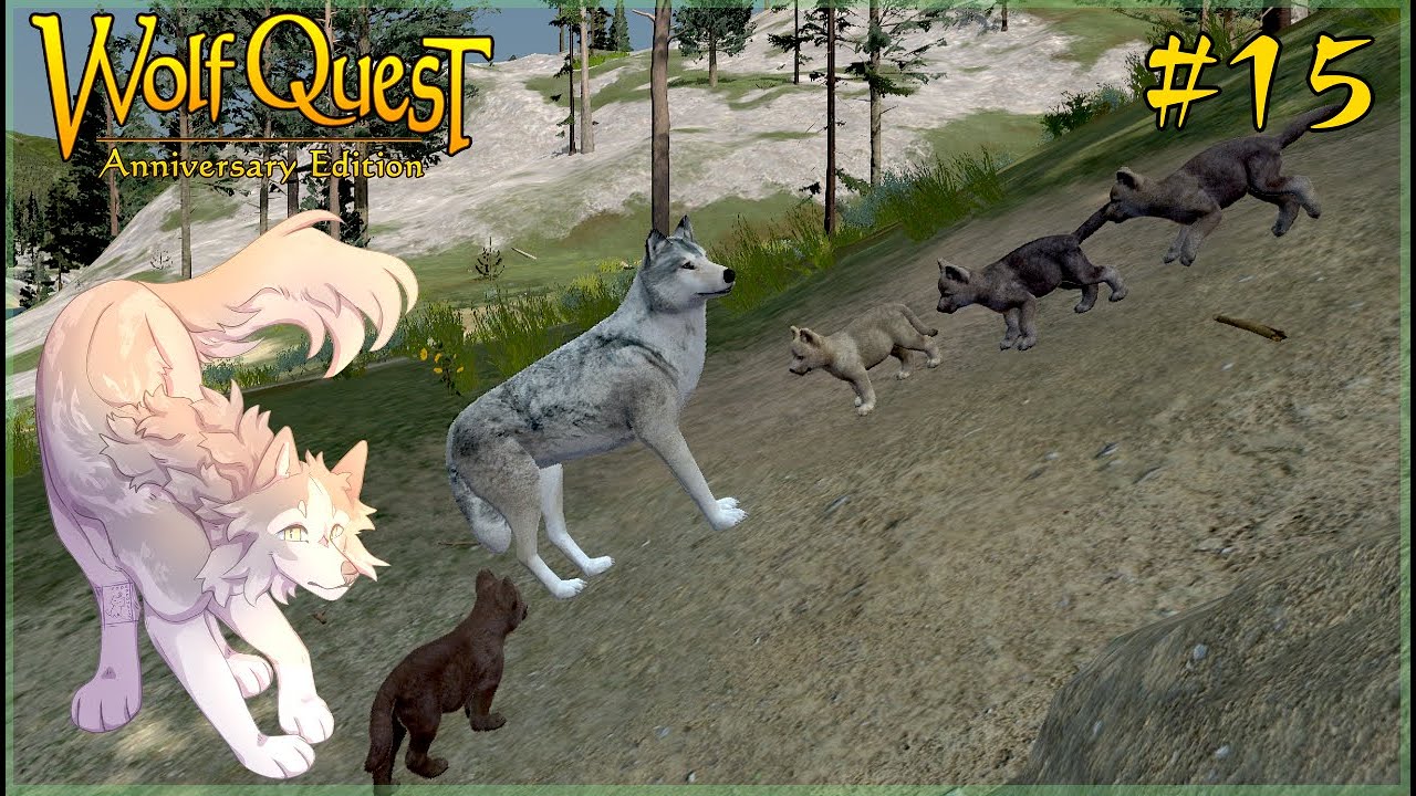 🐺[Wolfquest3] Ways of Water🌊 : Puppy Playtime! #15