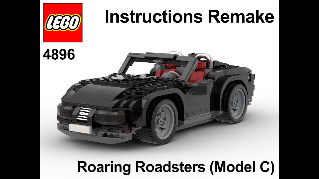 LEGO Instructions Remake - Creator - 4896 - Roaring Roadsters (Model C)