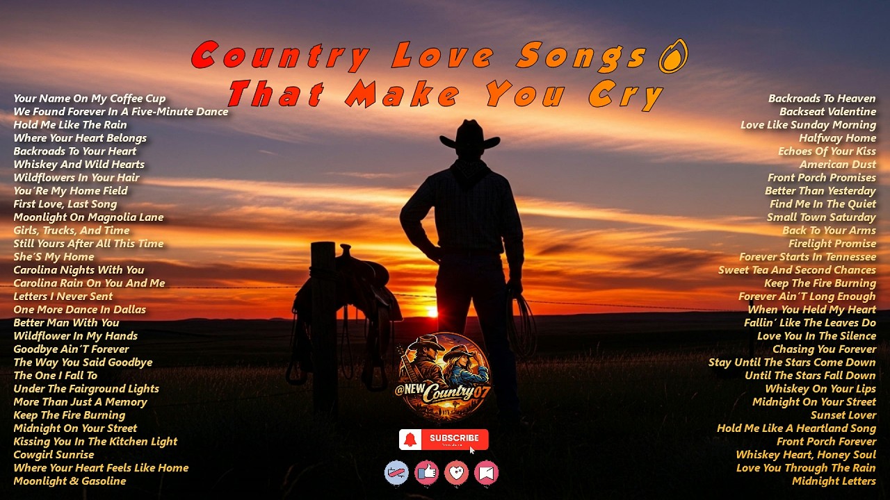 Country Love Songs🔥 That Make You Cry Backroads to Heaven   NEW COUNTRY PLAYLIST 2026