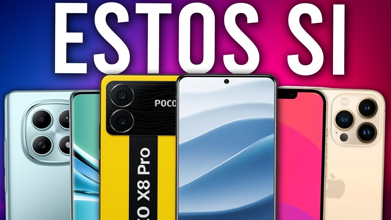 Top 7 MEJORES telefonos celulares CALIDAD-PRECIO para COMPRAR en 2026