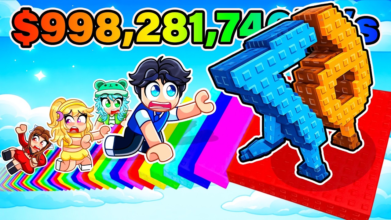 I Spent $9,678,654 In Roblox Climb STAIRS For Brainrots...