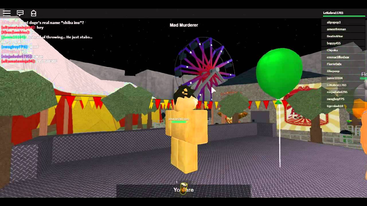 Crazy Pink Hair Dude whith Knife!! [Roblox Mania]