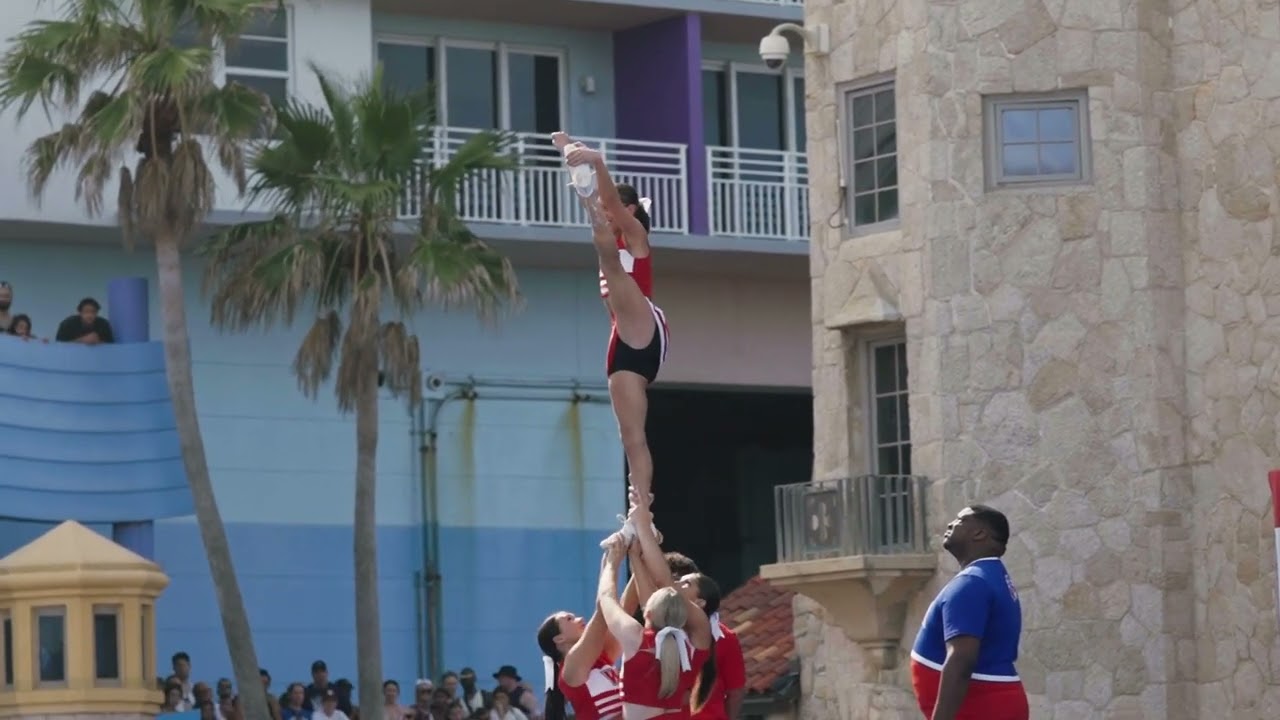 2023 NCA Group Stunt Champions (Ashley, Kate, Carly, and Madi)