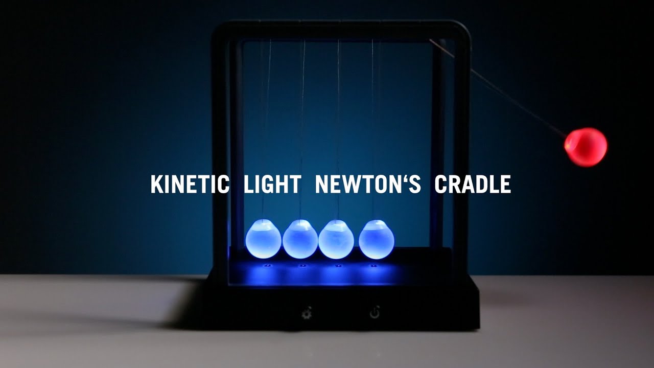 Kinetic Light Newton's Cradle from ThinkGeek