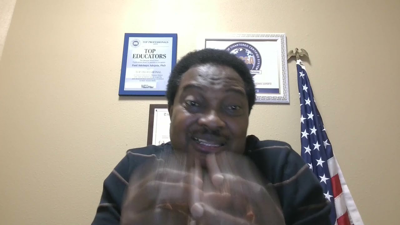 SUCCESS IS NOT LUCK – IT’S DCO | Prof. Paul Adejola