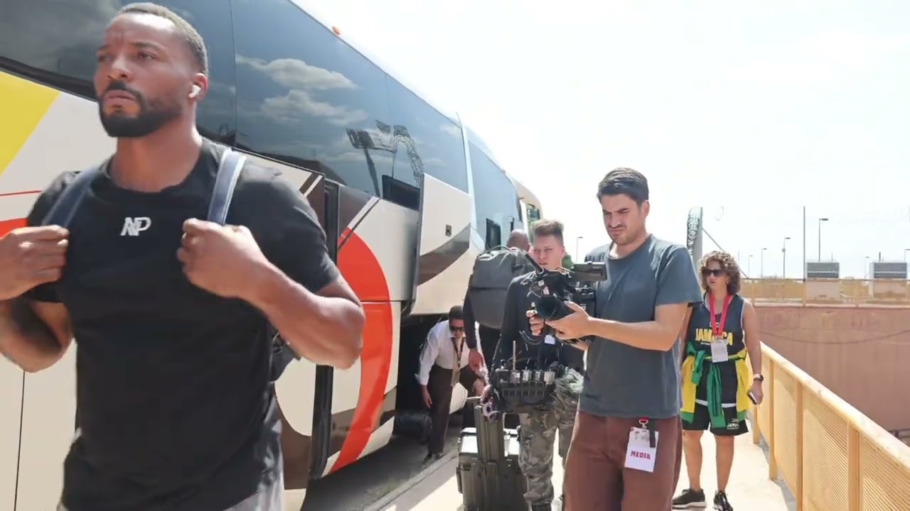 Jamaica vs Barbados Gameday || Team Arrival at Arena