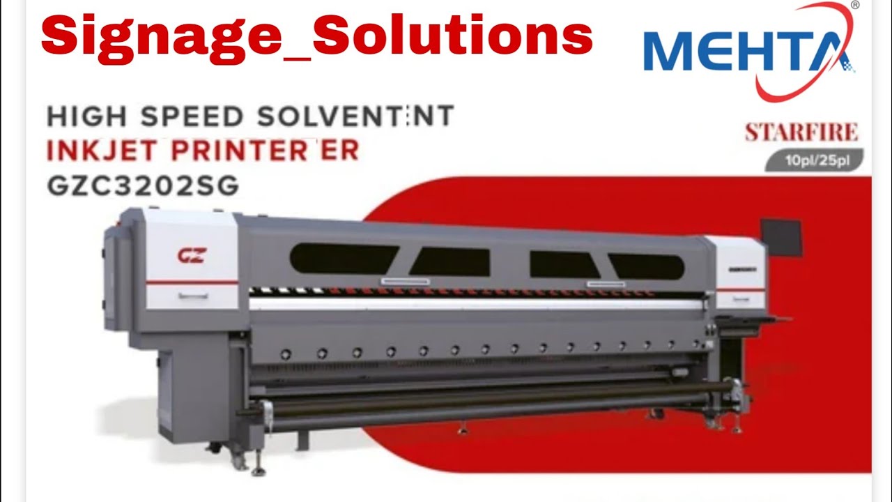 Starfire 25pl flex/benner printer | gongzhen Starfire Gzc model.