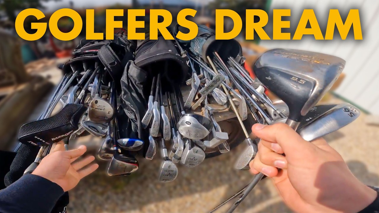 $40 Yard Sale Find Turns Into a GOLD MINE (Mizuno Irons + TaylorMade!)