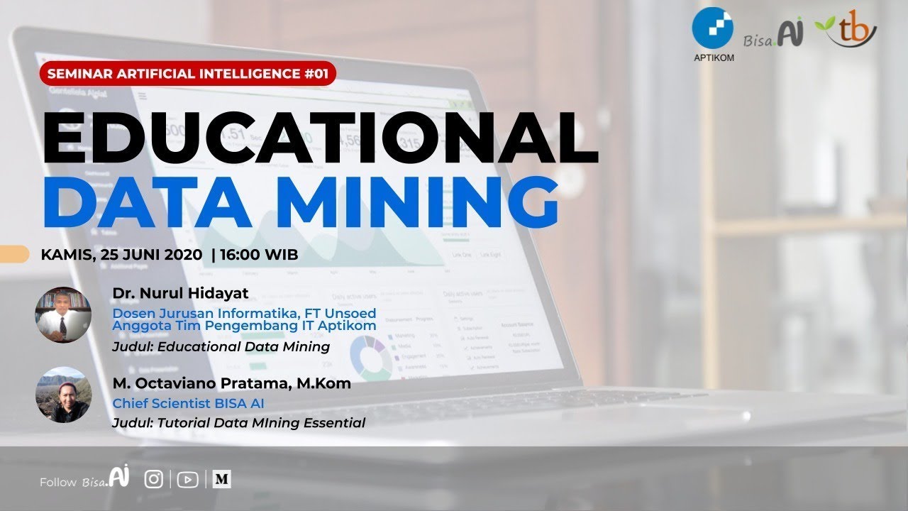Seminar APTIKOM x BISA AI: Educational Data Mining bersama Dr. Enha (Nurul Hidayat)