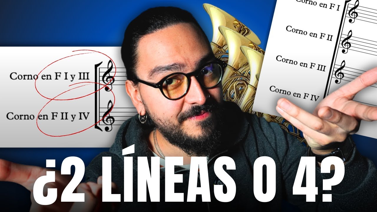 Disposición de los CORNOS en la Orquesta📯: ¿I-III y II-IV? o ¿I,II,III y IV? Aquí mi VISIÓN