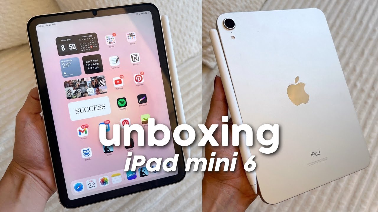 UNBOXING IPAD MINI 6 | comprei um iPad novo ✨🎀